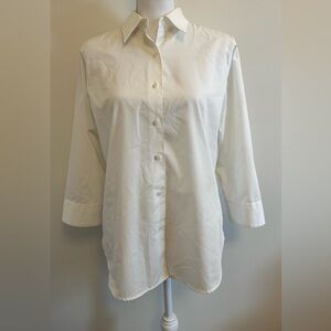 Foxcroft | Classic White Button-Up Shirt